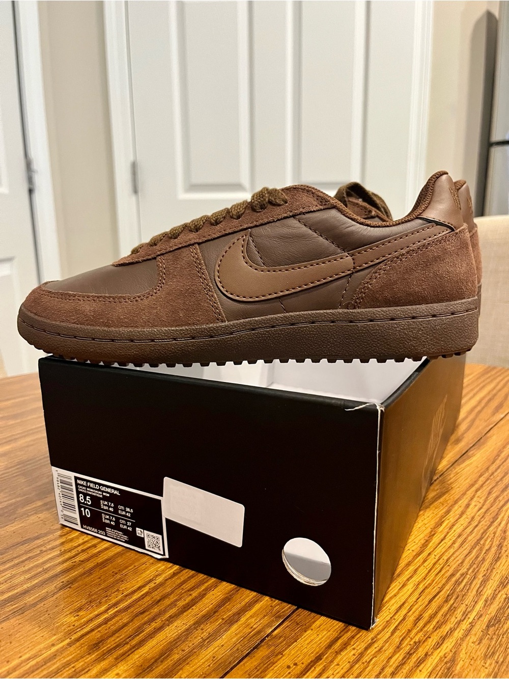 Nike Men’s Brown Suede Low-Top Sneakers